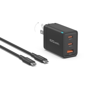 Compra Cargador EZQuest P10065 de Pared, GaN II USB-C 65W PD Cable 1.8m Negro