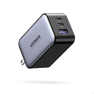 Compra Cargador Ugreen 10334 de Pared USB-A + 2 USB-C 65W