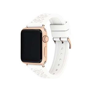 Compra Correa Coach 14700041 Apple Watch 42-41-40 mm Silicon Blanco
