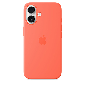 Compra Funda Apple iPhone 16 Silicon Mandarina