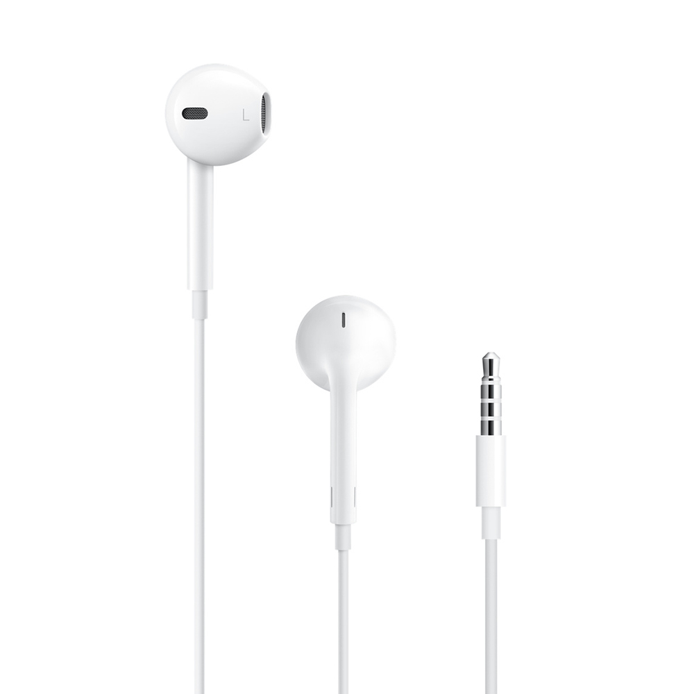 audifonos apple mwu53am/a earpods jack 3.5mm                          